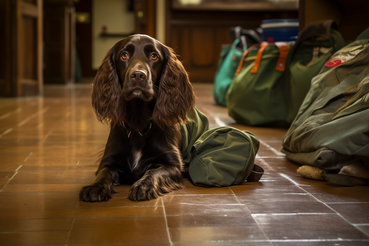 Working Spaniel & Bags